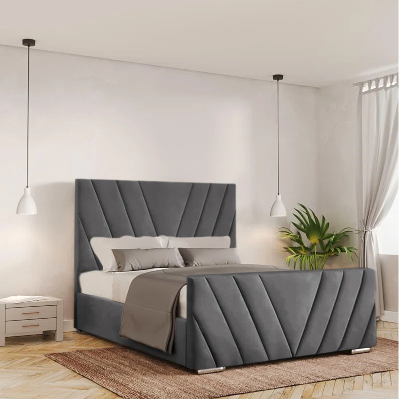 Neo Plush Velvet Bed Frame