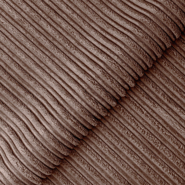Hannah Jumbo Cord Scatter Back 2 Seater Sofa Chocolate