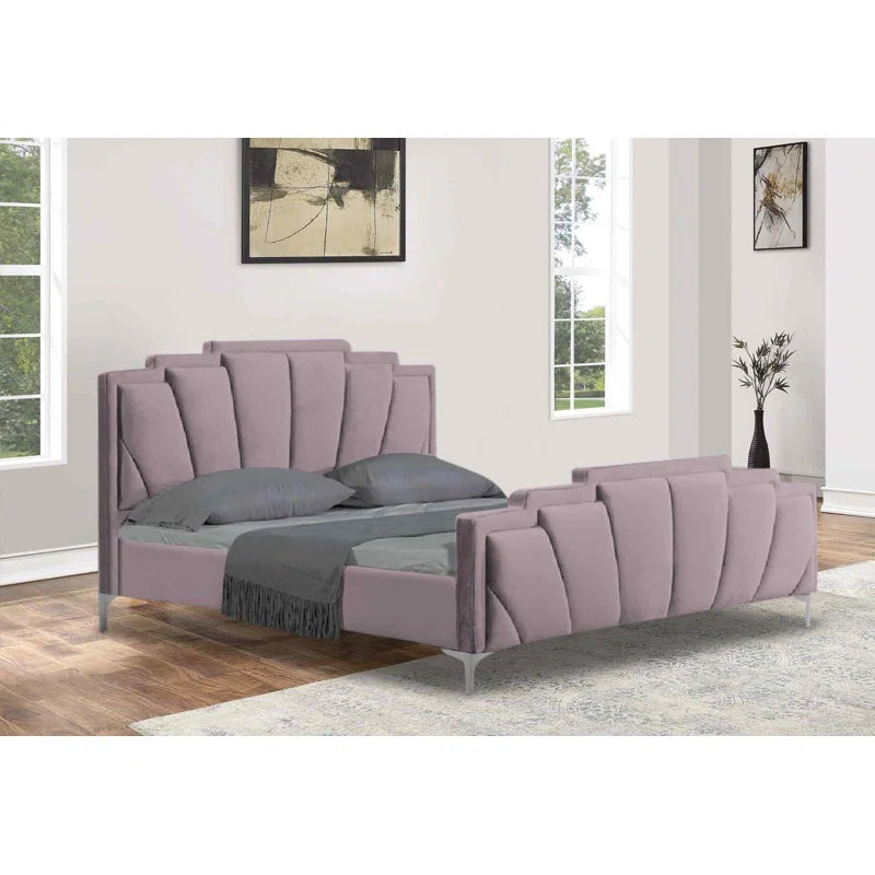 plush velvet styleish bed