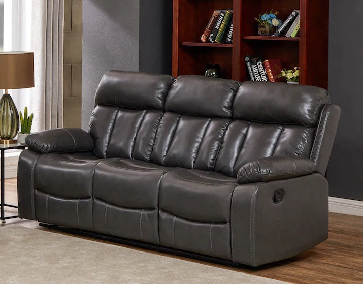 Samarton 3 and 2 Seater Leather Recliner sofa suite