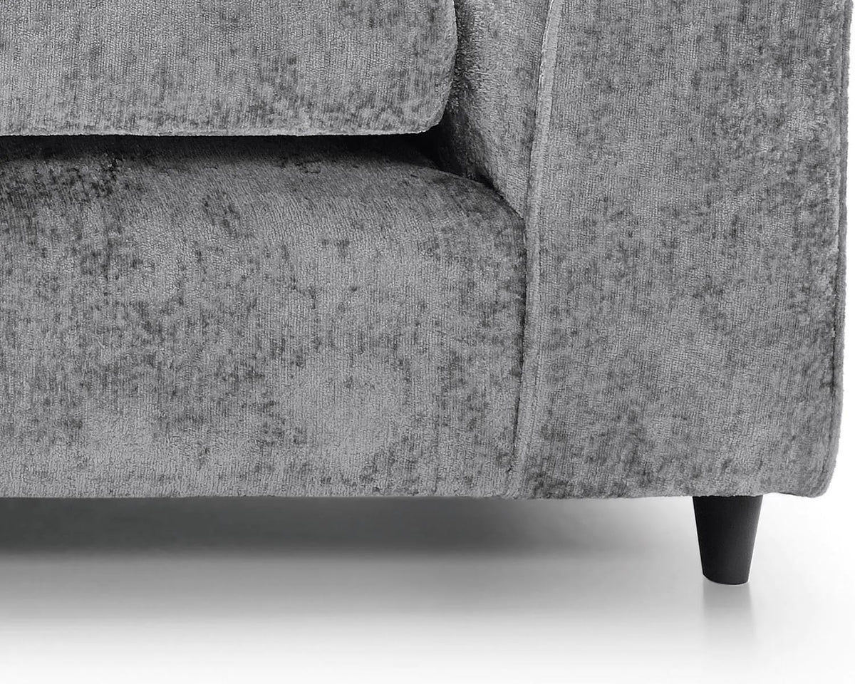 Celestial 4 Seater Scatter Back Chenille Fabric Sofa