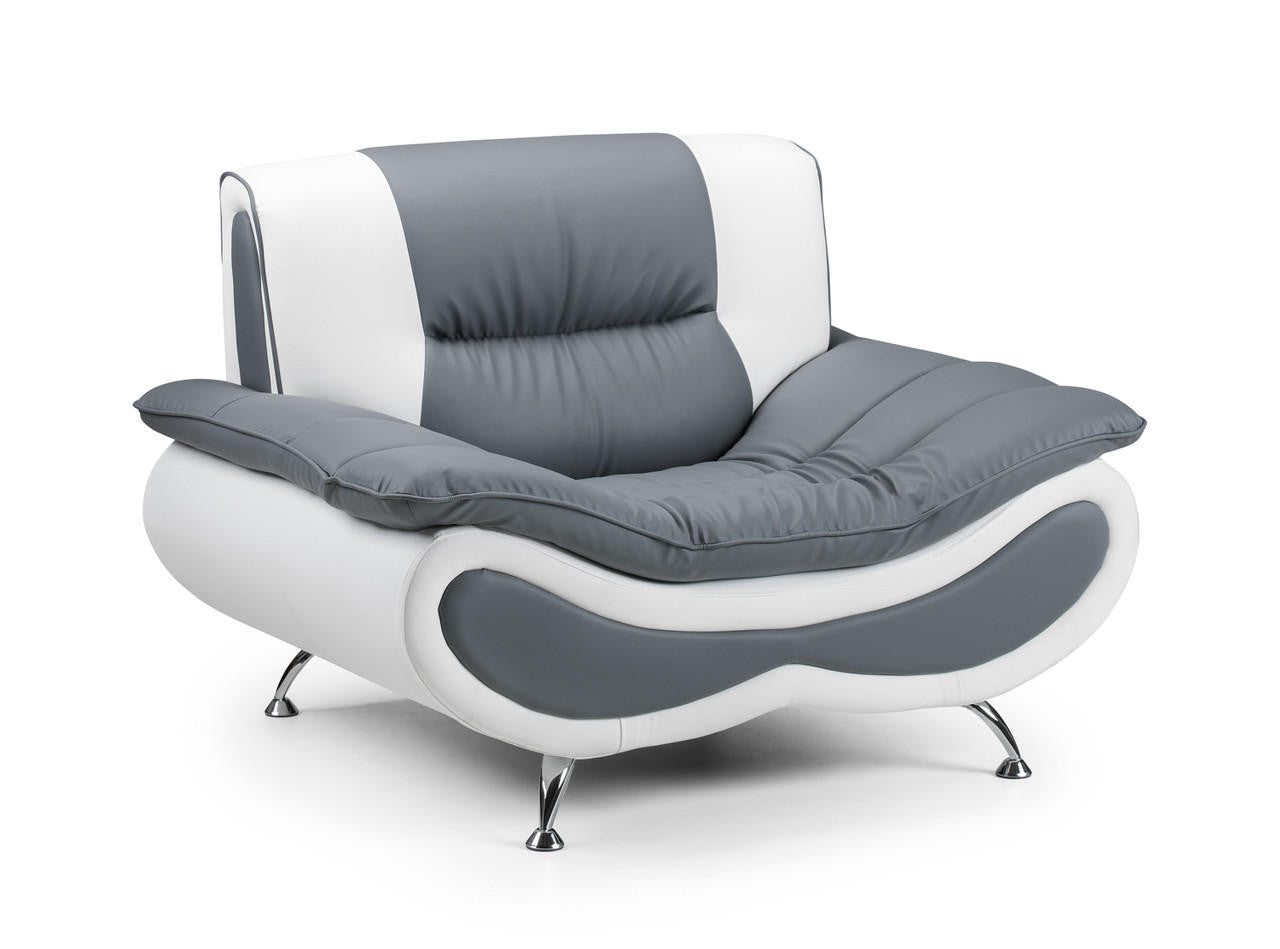 Milan White/Grey Suite Set