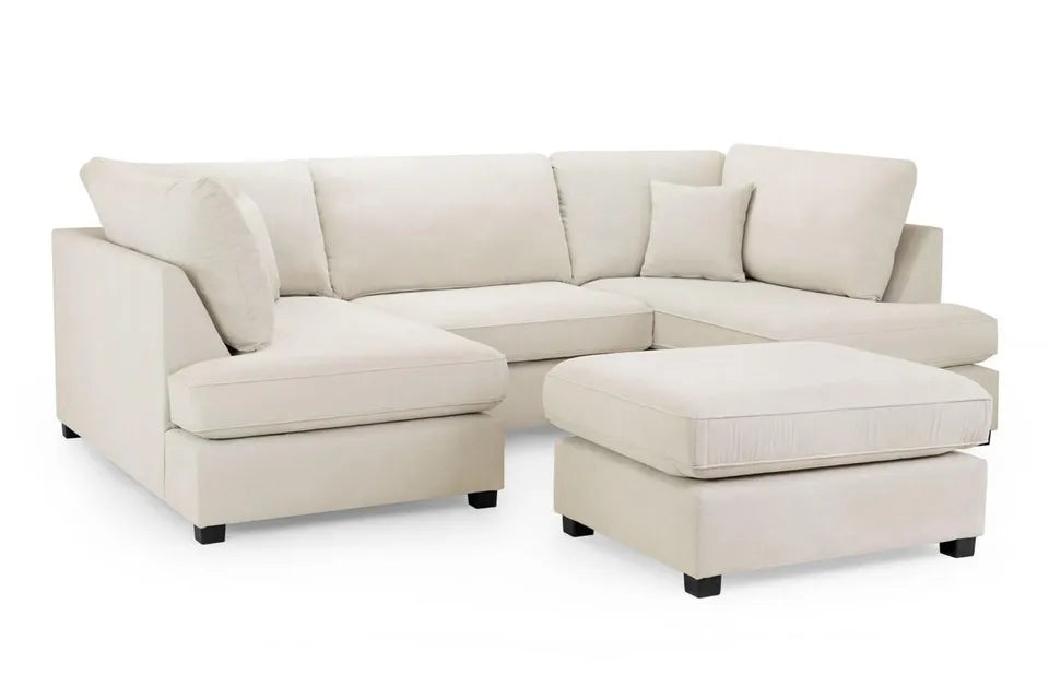 U Shape Cinema Sofa Beige