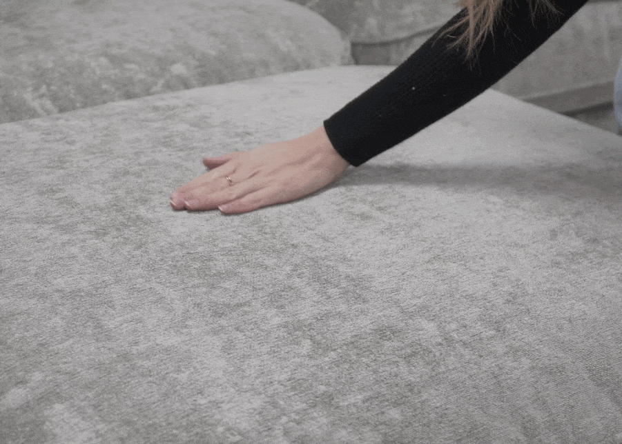 Sofa chenille fabric truffle