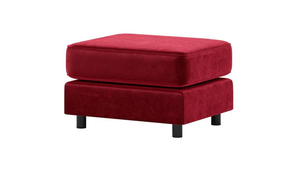 Plush Velvet Ruby Red Suite Set 3+2