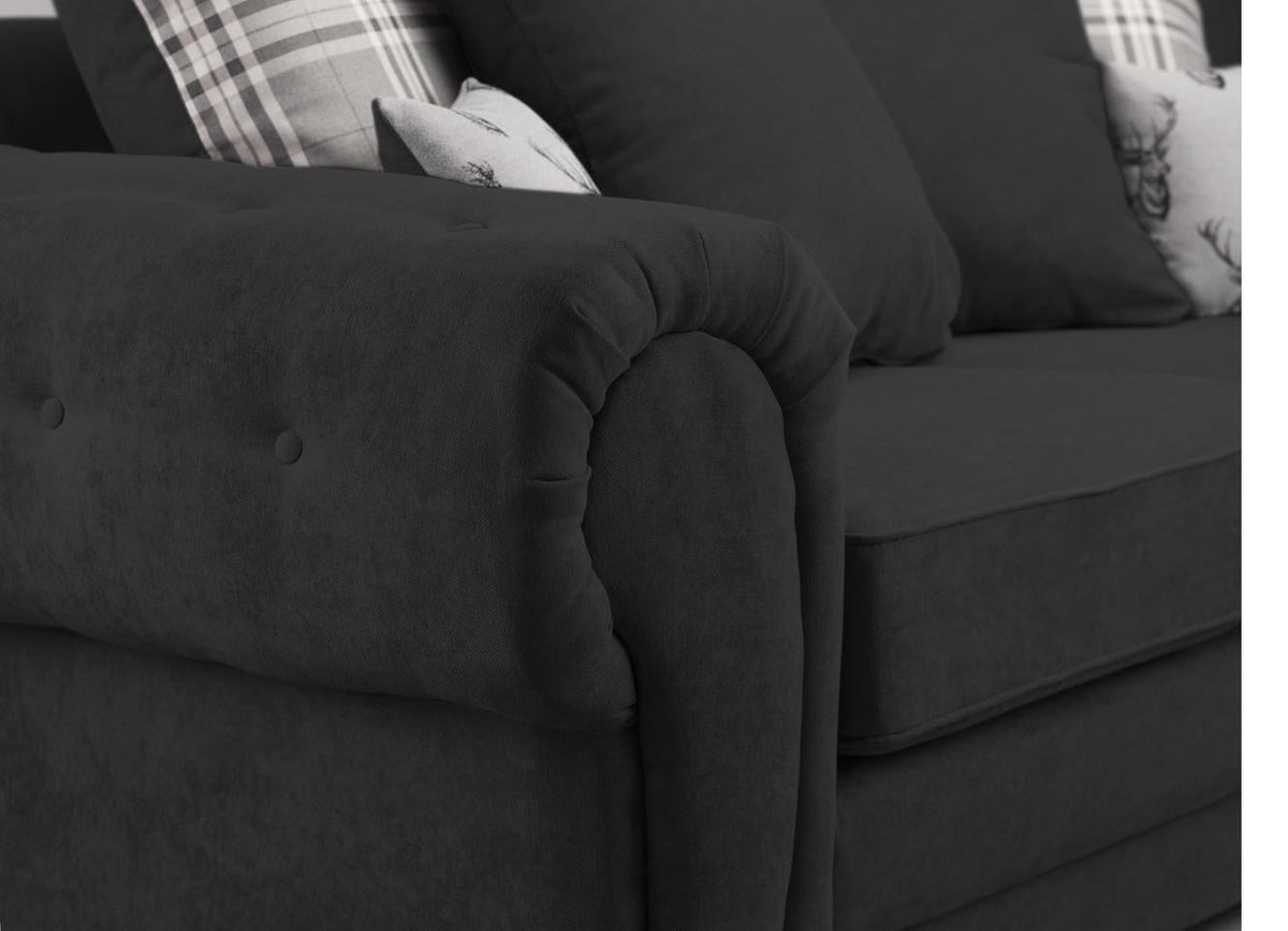 Chingford Full Back 3&2 Seater Sofa Set Chenille Fabric