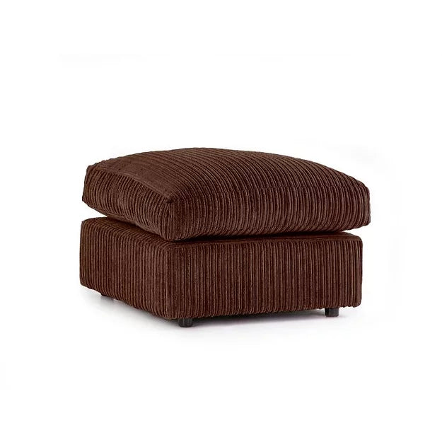 Dylan Chocolate Jumbo Cord Corner Set