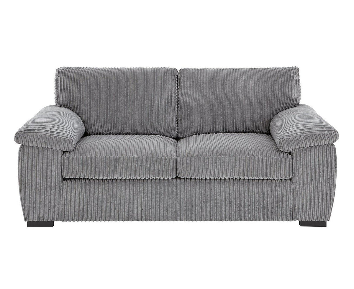 Amalfi Jumbo Cord 2 Seater Sofa Grey