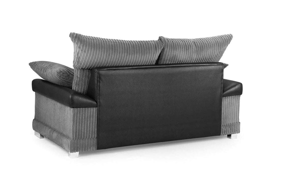 Logan Jumbo Cord High Back 2 Seater Sofa
