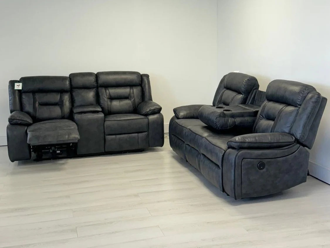 Nova Electric Recliner 3 and 2 Seater Sofa Set