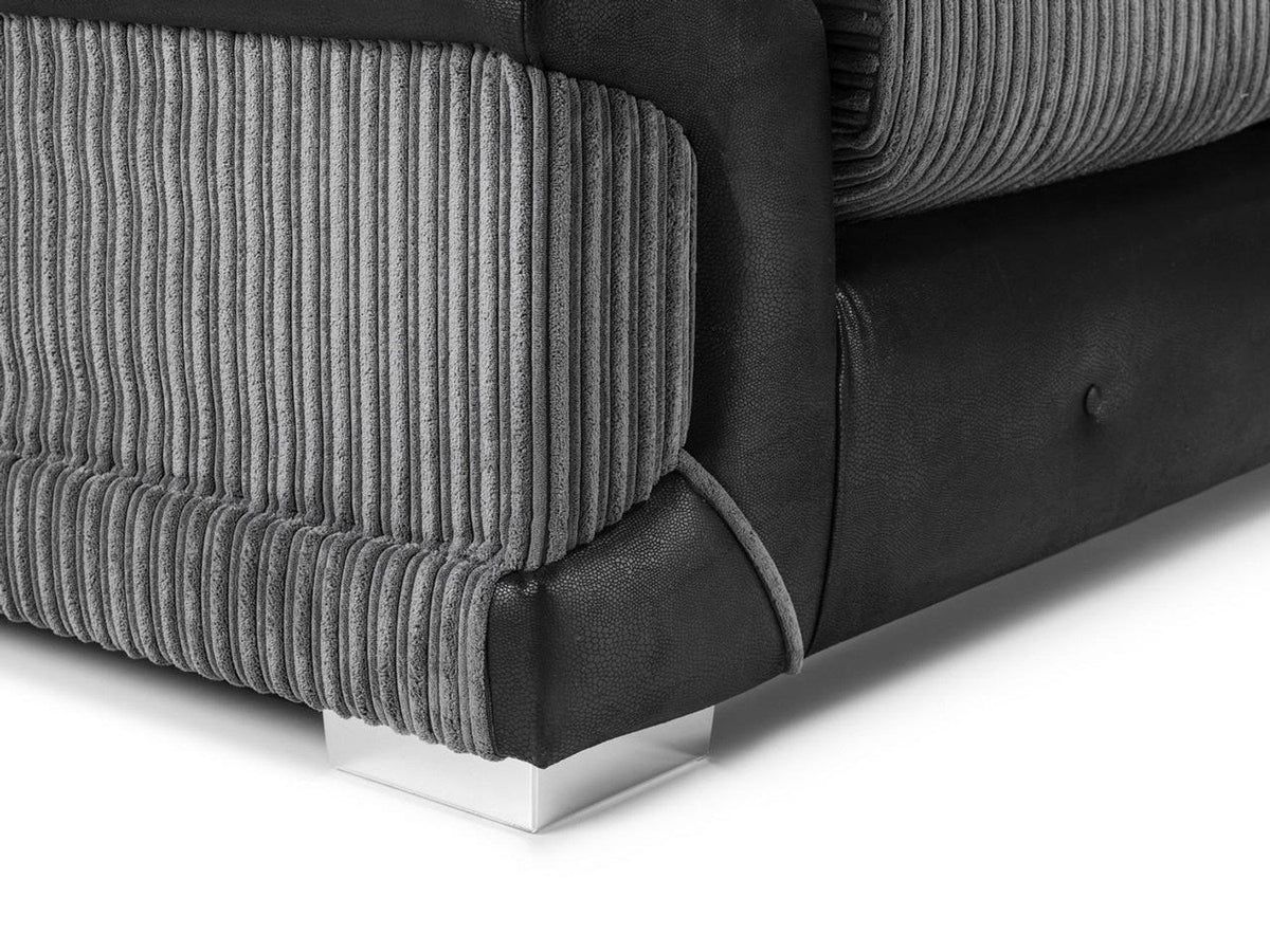 Logan Jumbo Cord High Back 2 Seater Sofa