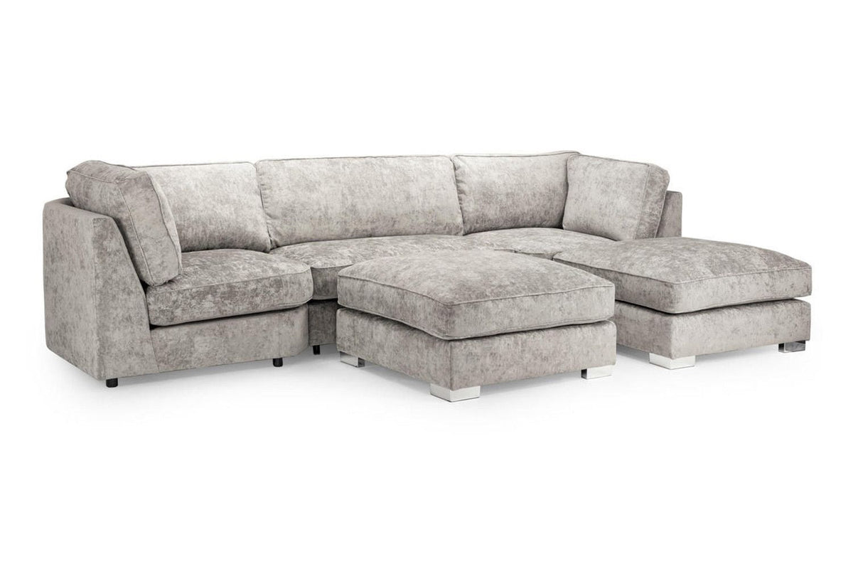 Alaska Large U-Shaped Full Back Corner Sofa Truffle