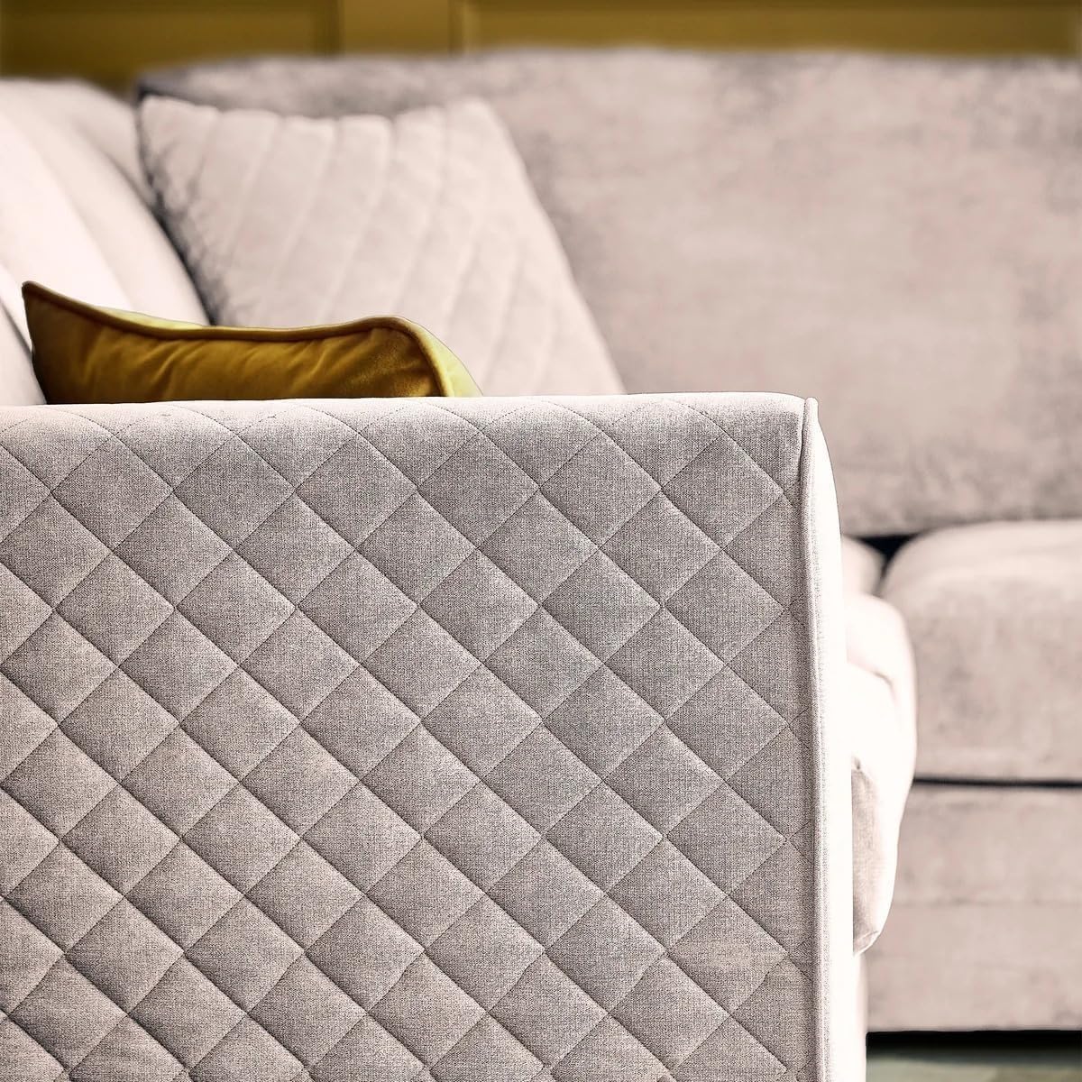 Hilton Full Back Left Hand Facing Corner Sofa Beige