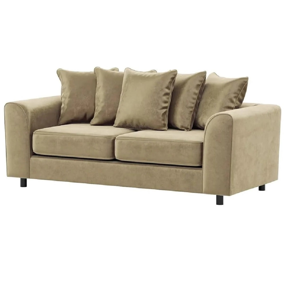 Arizona Plush Velvet 3 Seater Sofa