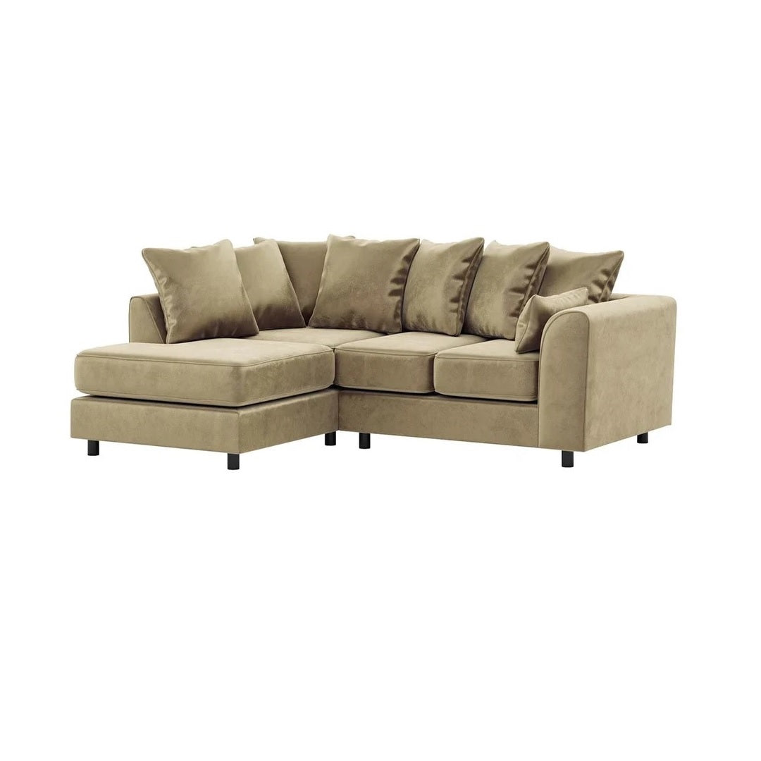 Arizona Plush Velvet 4 Seater Corner Sofa