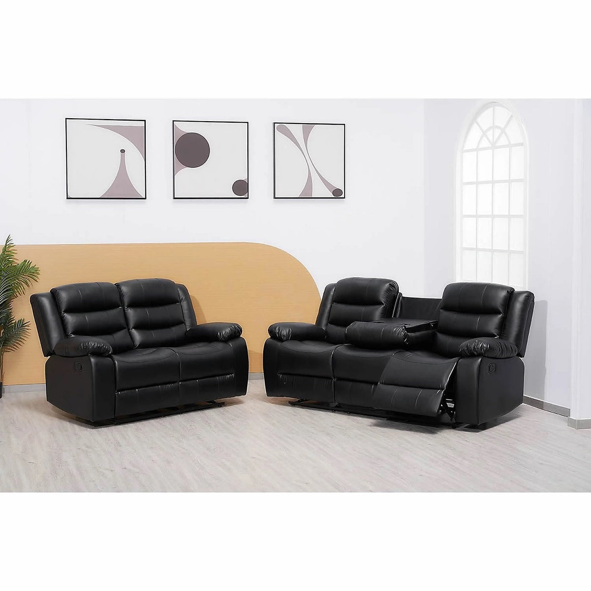 Roma Electric Leather Recliner 3+2 Seater Sofa Set