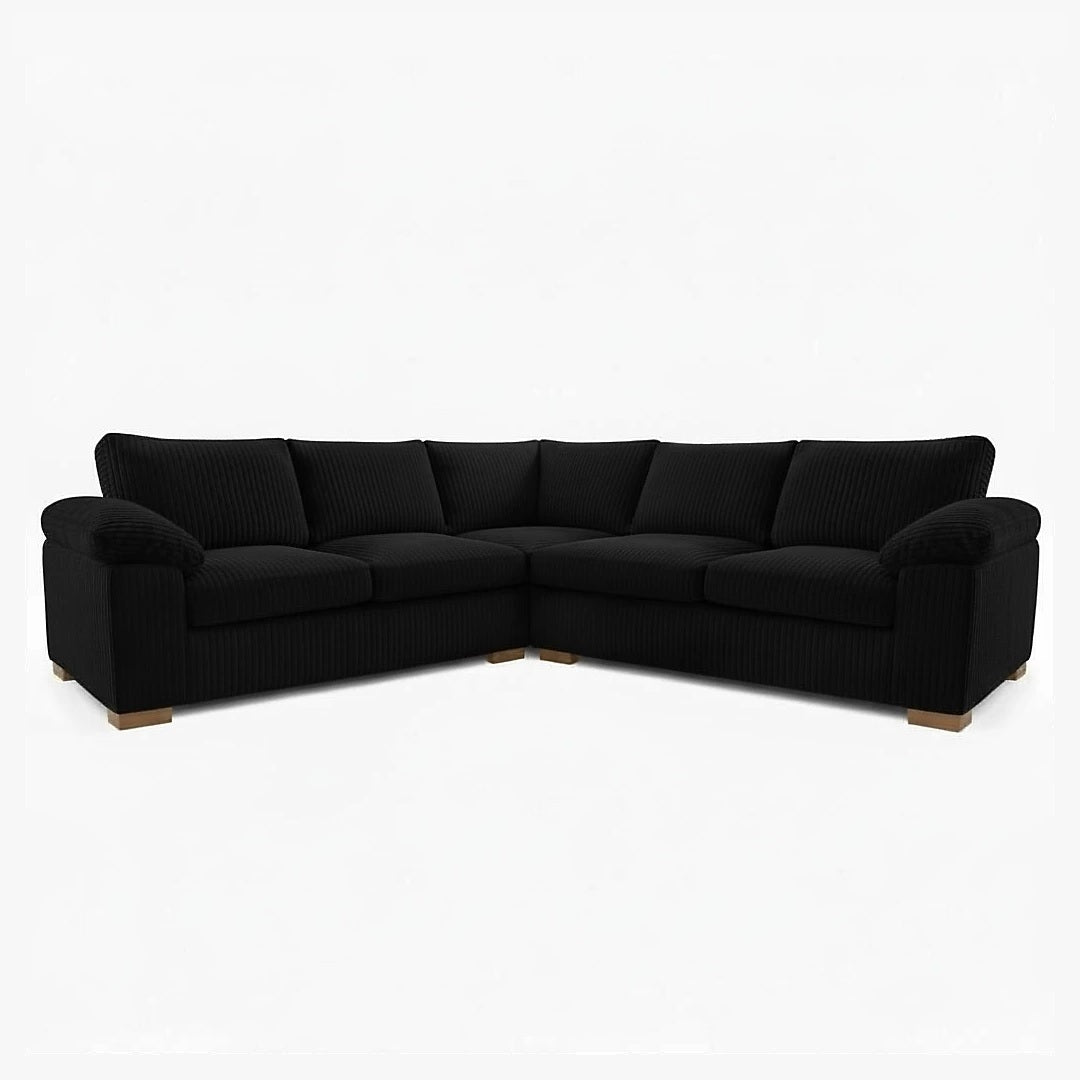 Amalfi Jumbo Cord 2c2 Corner Sofa