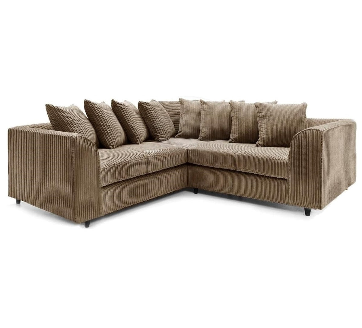 Hannah Jumbo Cord Scatter Back 2c2 Corner Sofa