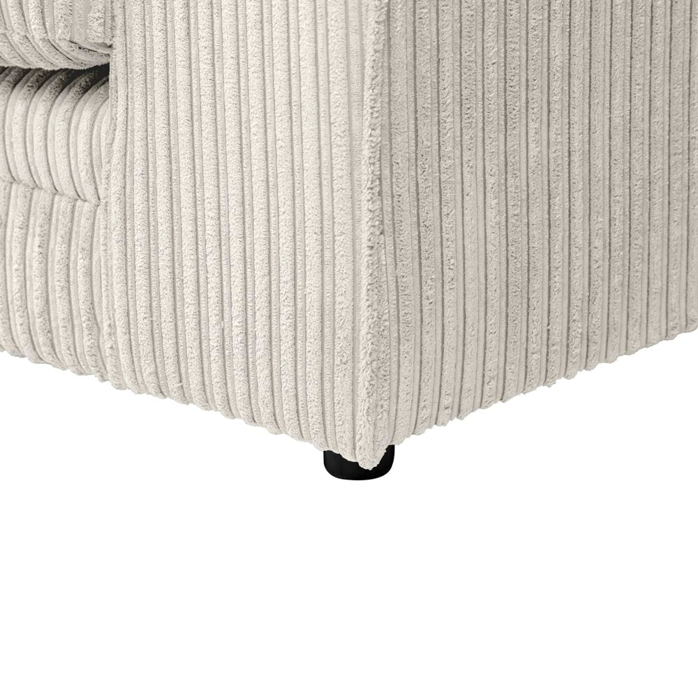 Hannah Jumbo Cord Scatter Back 3+2 Seater Sofa Suite Set Mink