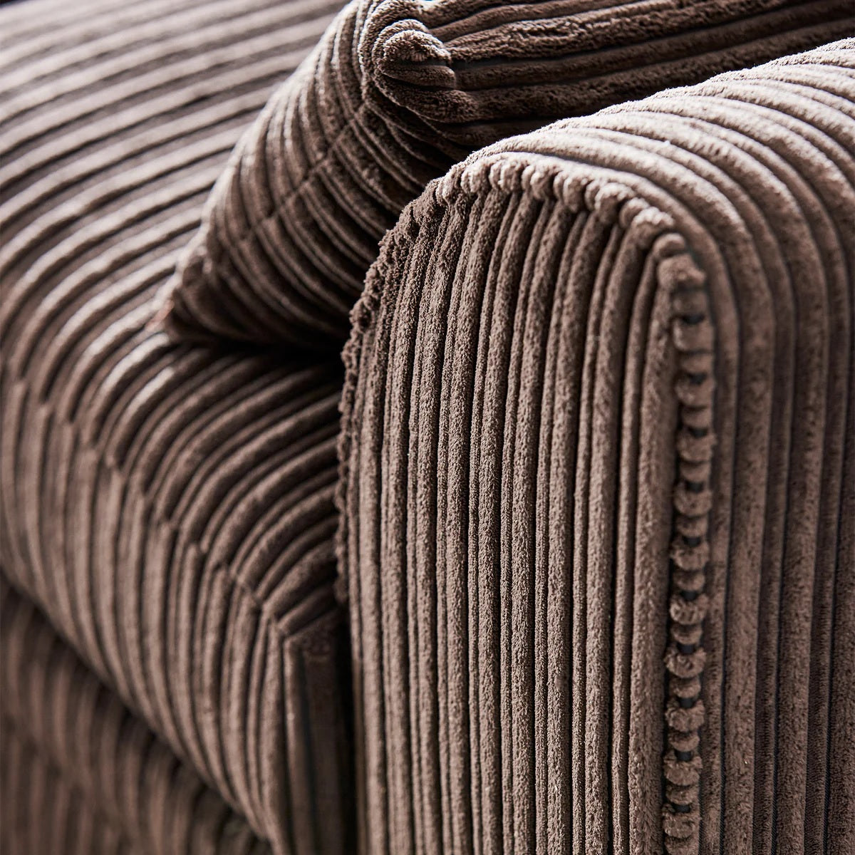 Hannah Jumbo Cord Scatter Back 4 Seater Corner Sofa