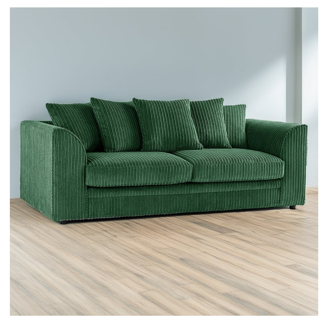 Hannah Jumbo Cord Scatter Back 3 Seater Sofa