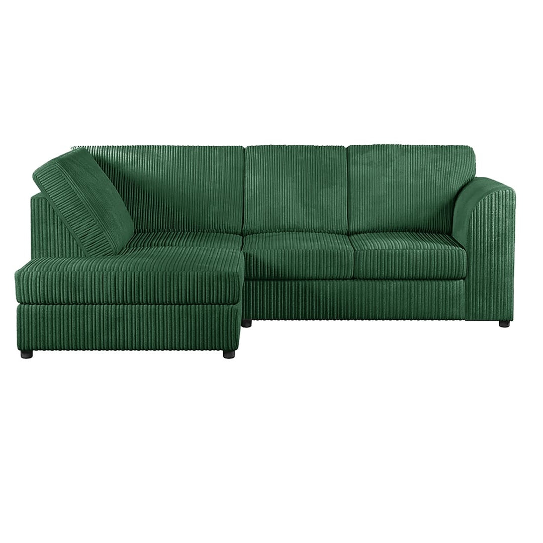 Hannah Jumbo Cord Full Back 4 Seater Corner Sofa