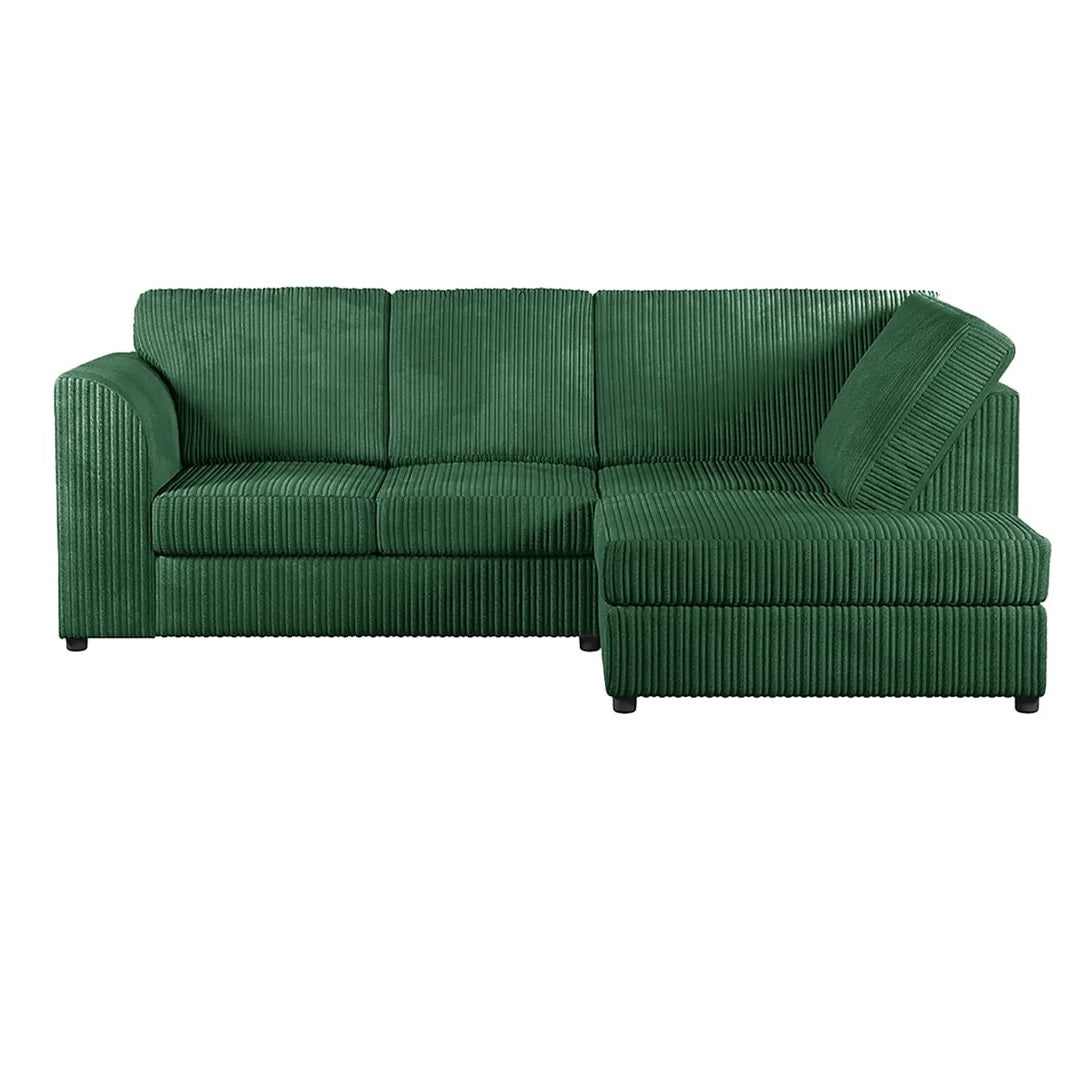 Hannah Jumbo Cord Full Back 4 Seater Corner Sofa