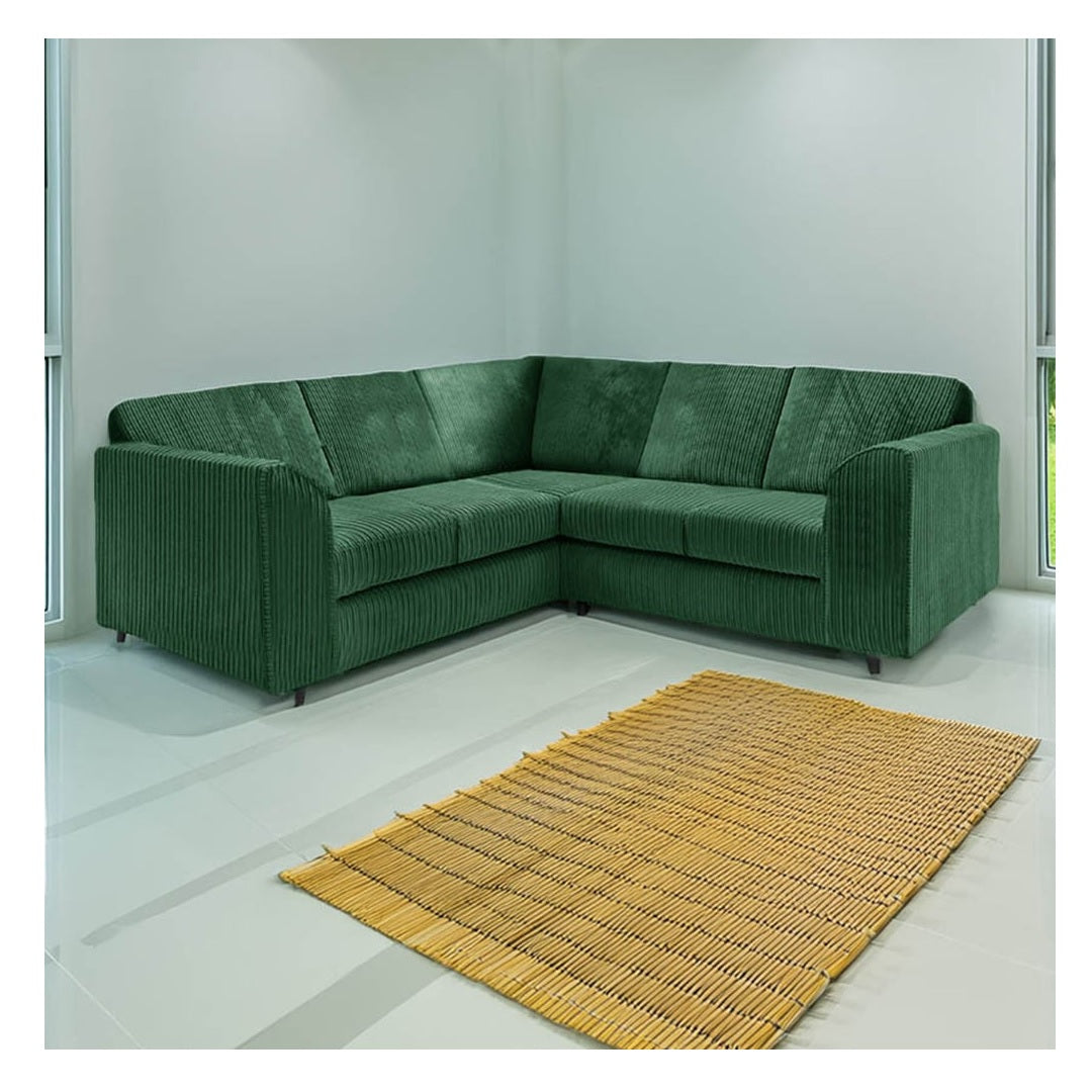 Green Corner Sofa Hannah Full Back 2C2 Front View