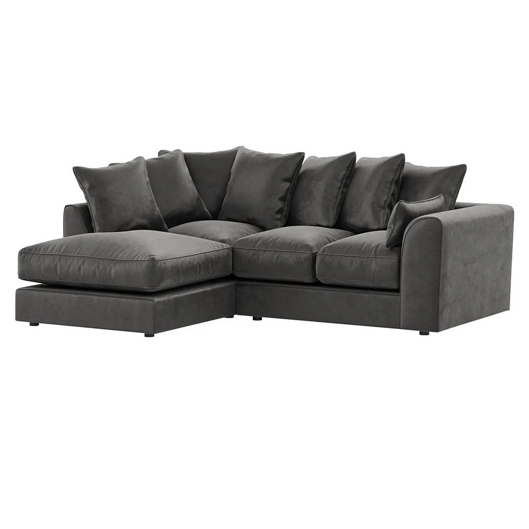 Arizona Plush Velvet 4 Seater Corner Sofa