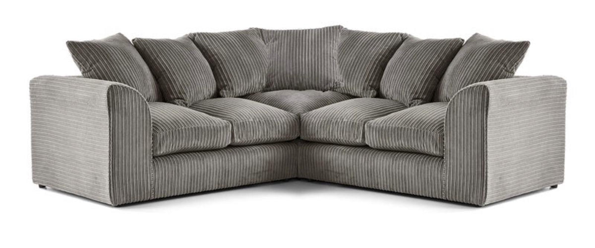 Rabi Large Jumbo Cord Corner Sofa