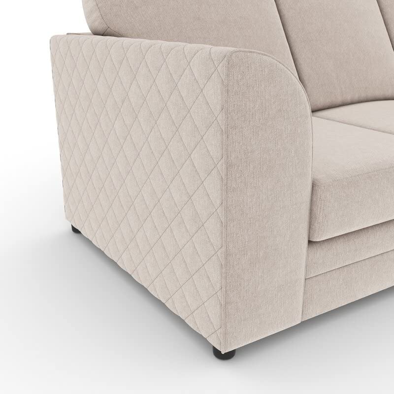 Hilton Full Back Right Hand Facing Corner Sofa Beige