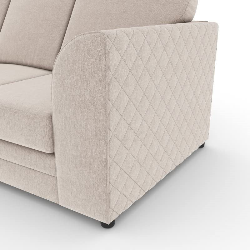 Hilton Full Back Right Hand Facing Corner Sofa Beige