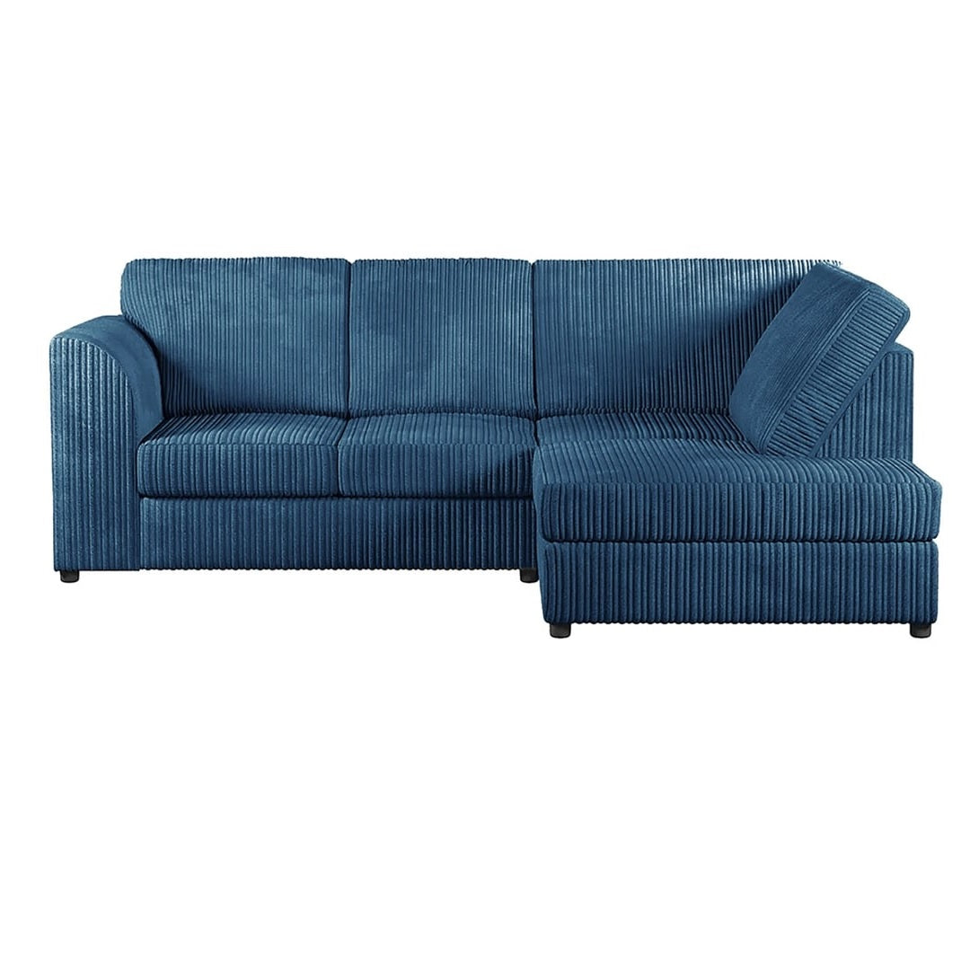 Hannah Jumbo Cord Full Back 4 Seater Corner Sofa