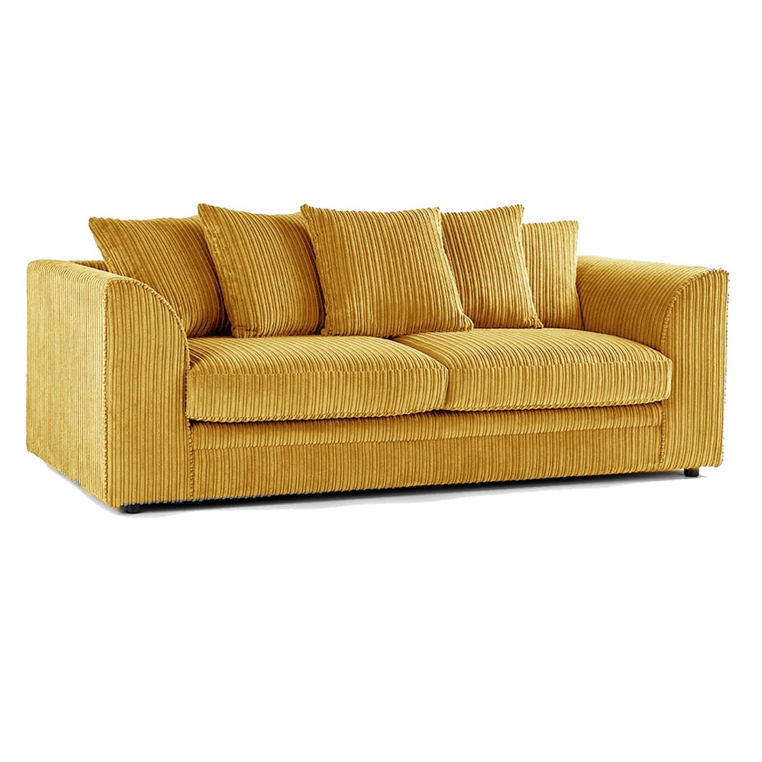 Hannah Jumbo Cord Scatter Back 3 Seater Sofa