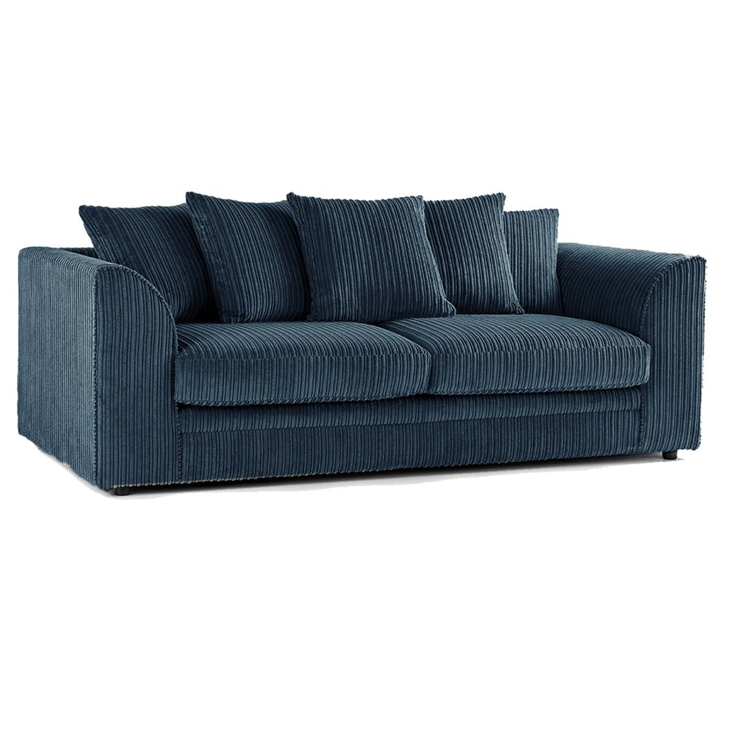Hannah Jumbo Cord Scatter Back 3 Seater Sofa