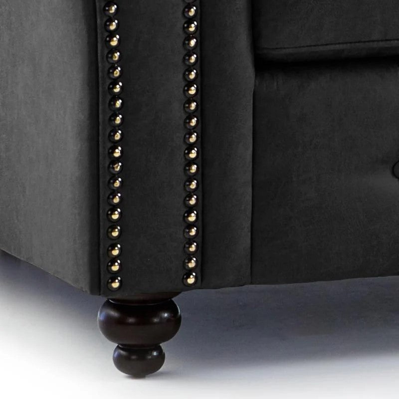 Oakland Tan Suede 1 Seater Sofa