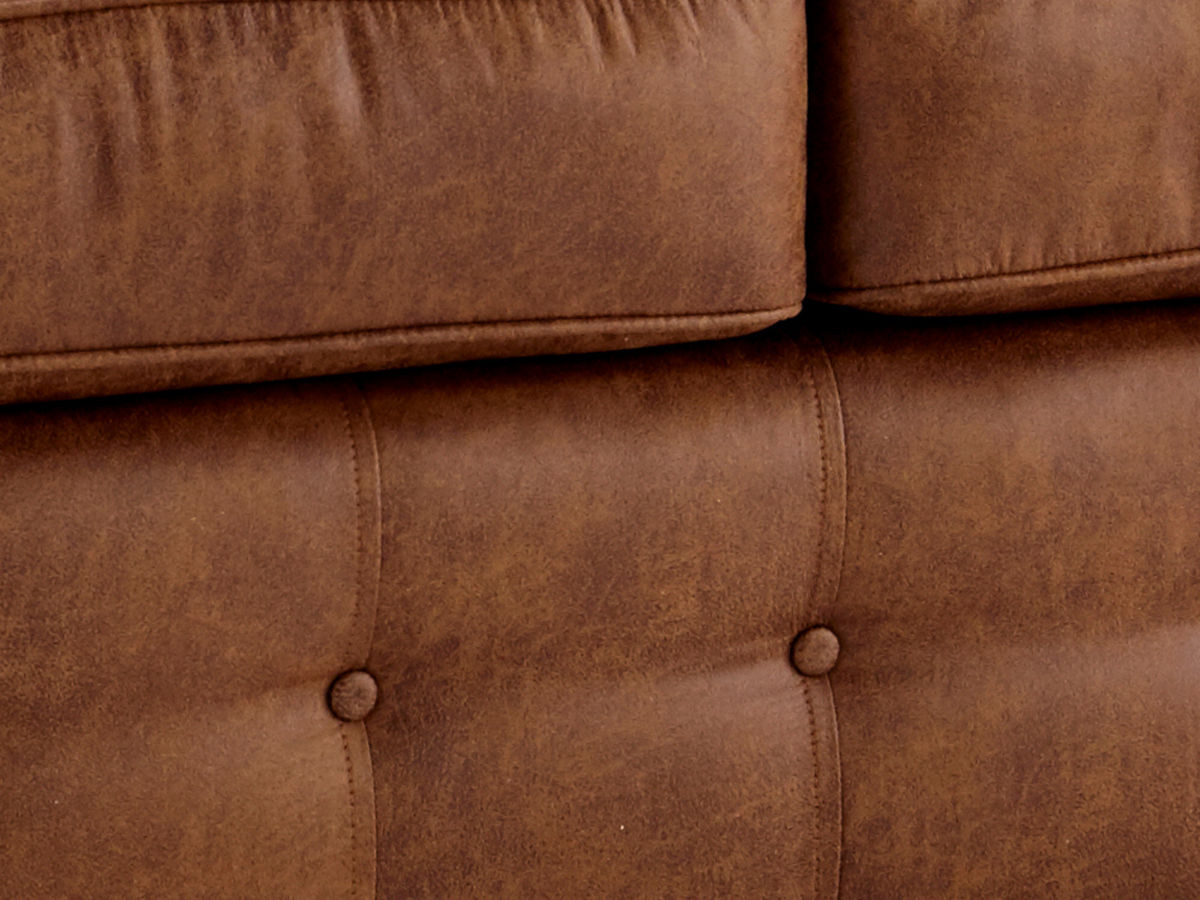 Oakland Suede Leather Corner Sofa