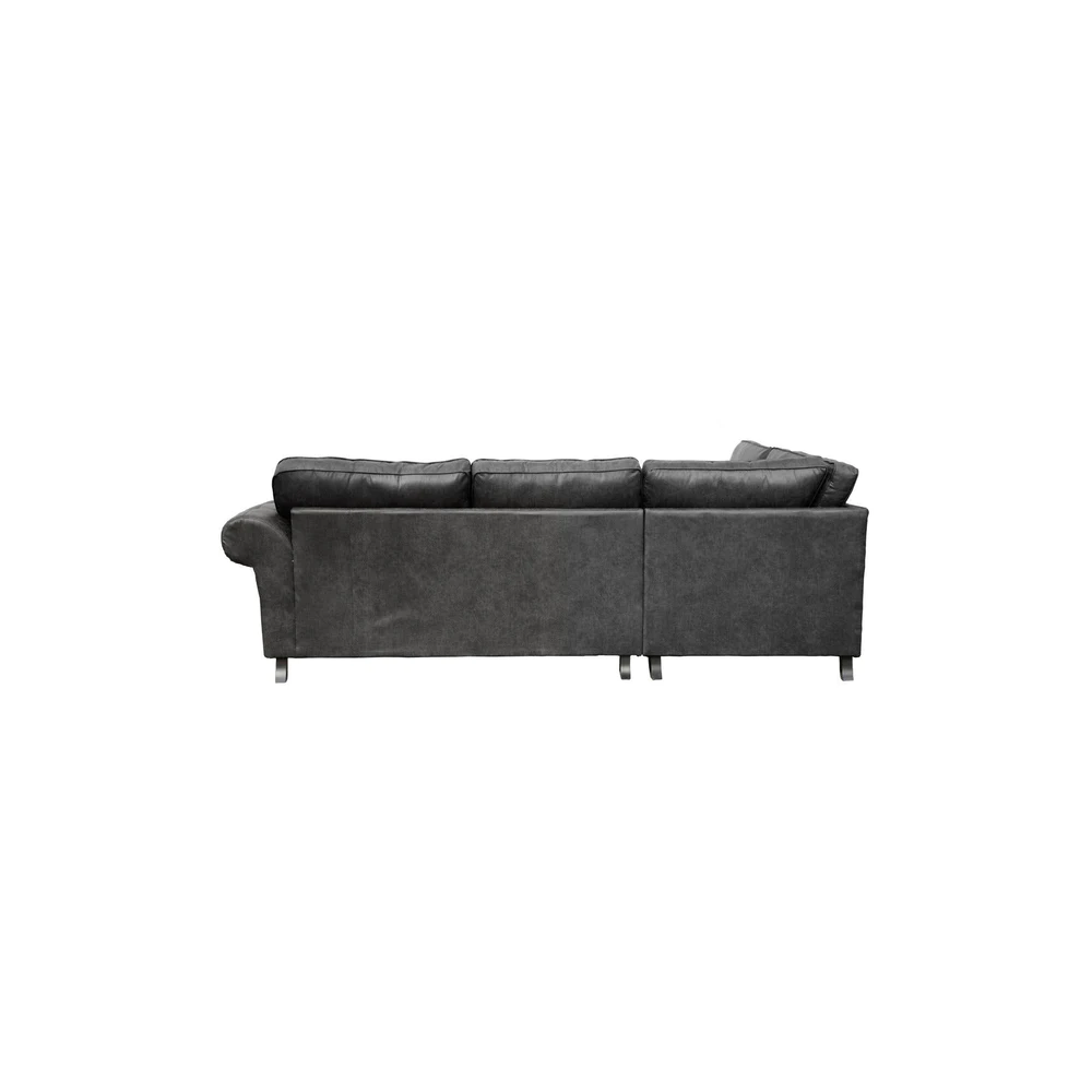 Oakland Suede Leather Corner Sofa