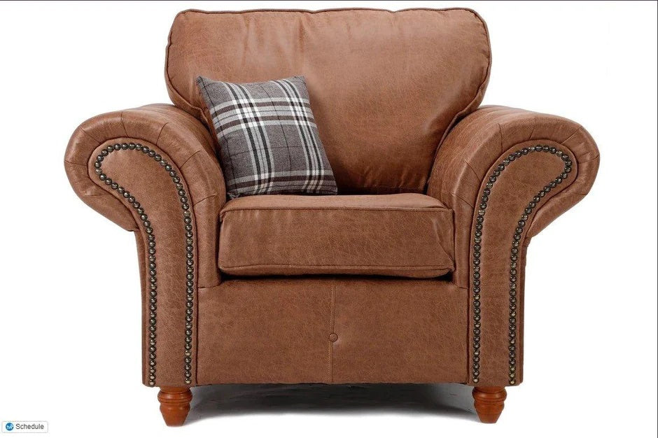 Oakland Sofa Set Tan Brown | 3+2 / Large Corner