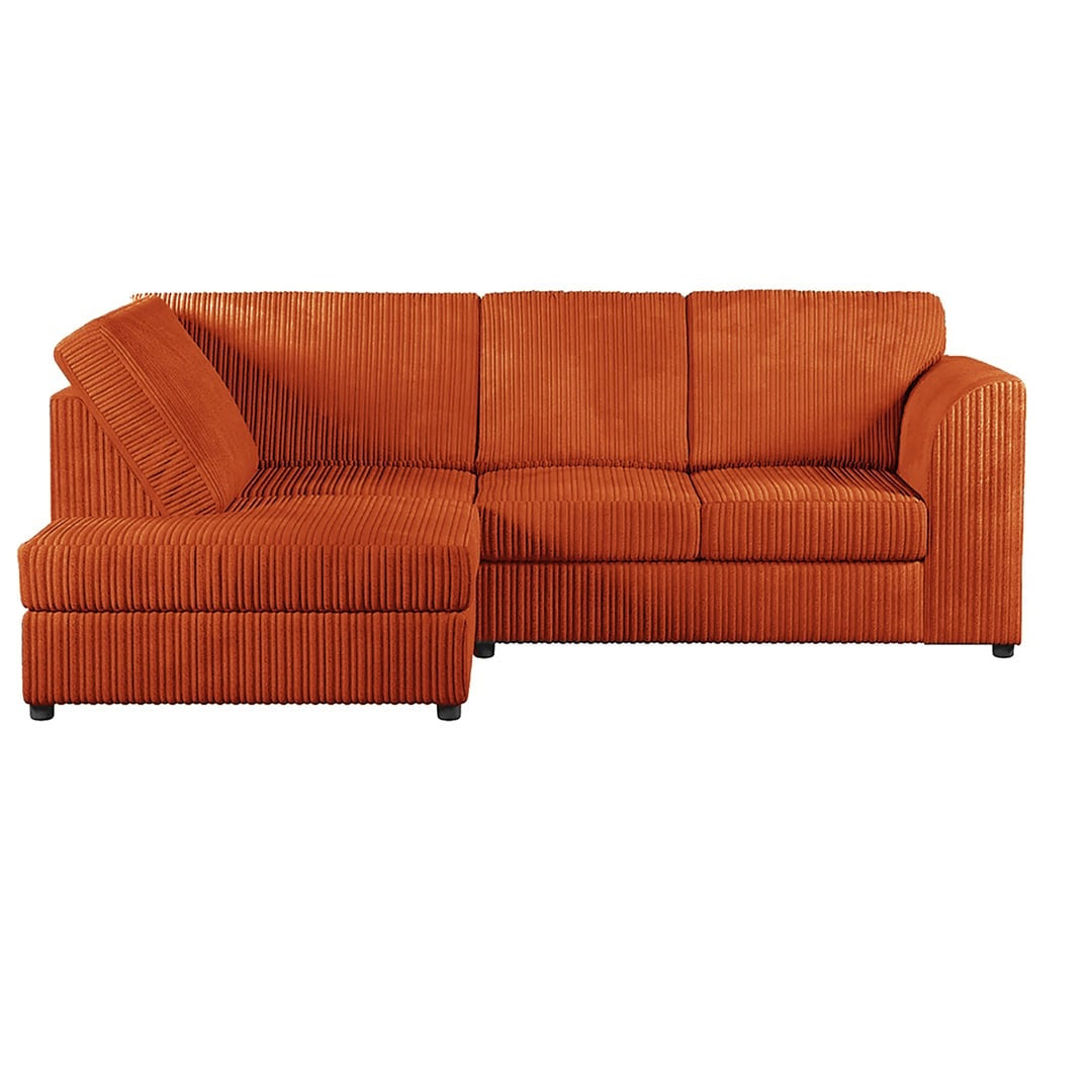 Hannah Jumbo Cord Full Back 4 Seater Corner Sofa