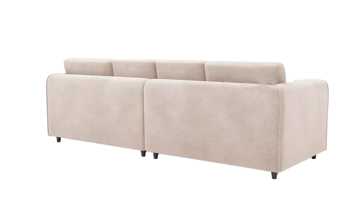 Raven Plush Velvet 4 Seater Sofa
