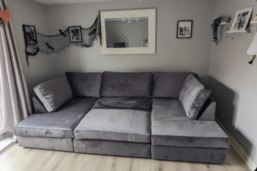 Cinema U Shape in Soft Plush Corner sofa