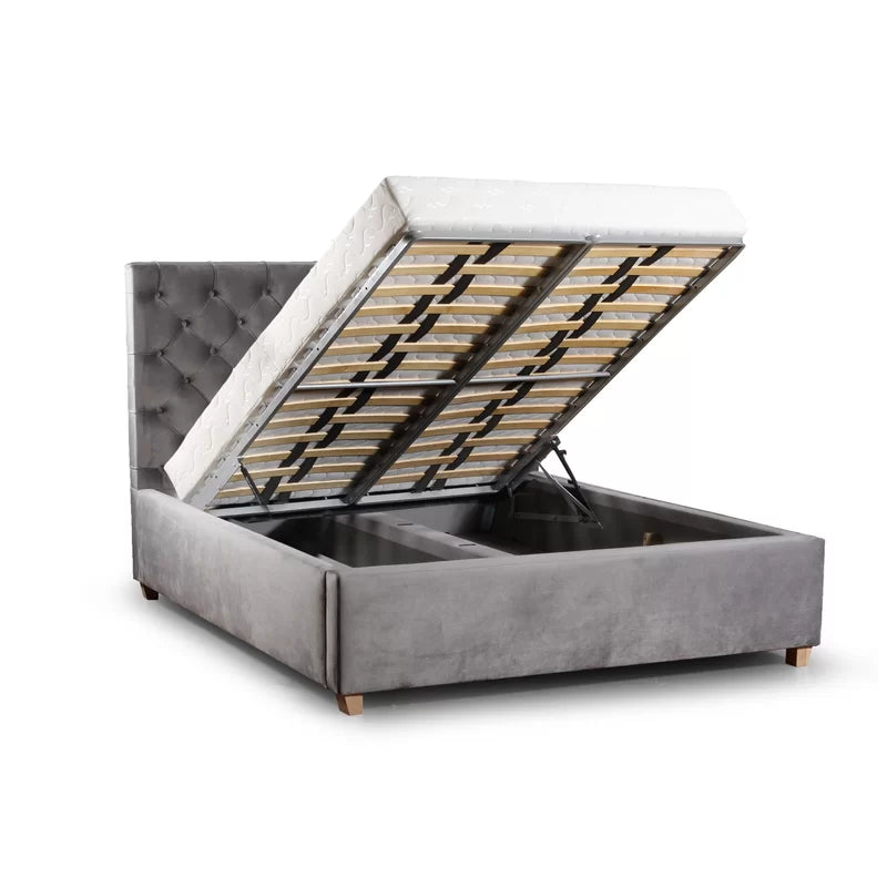 Upholstered Ottoman STORAGE  Bed