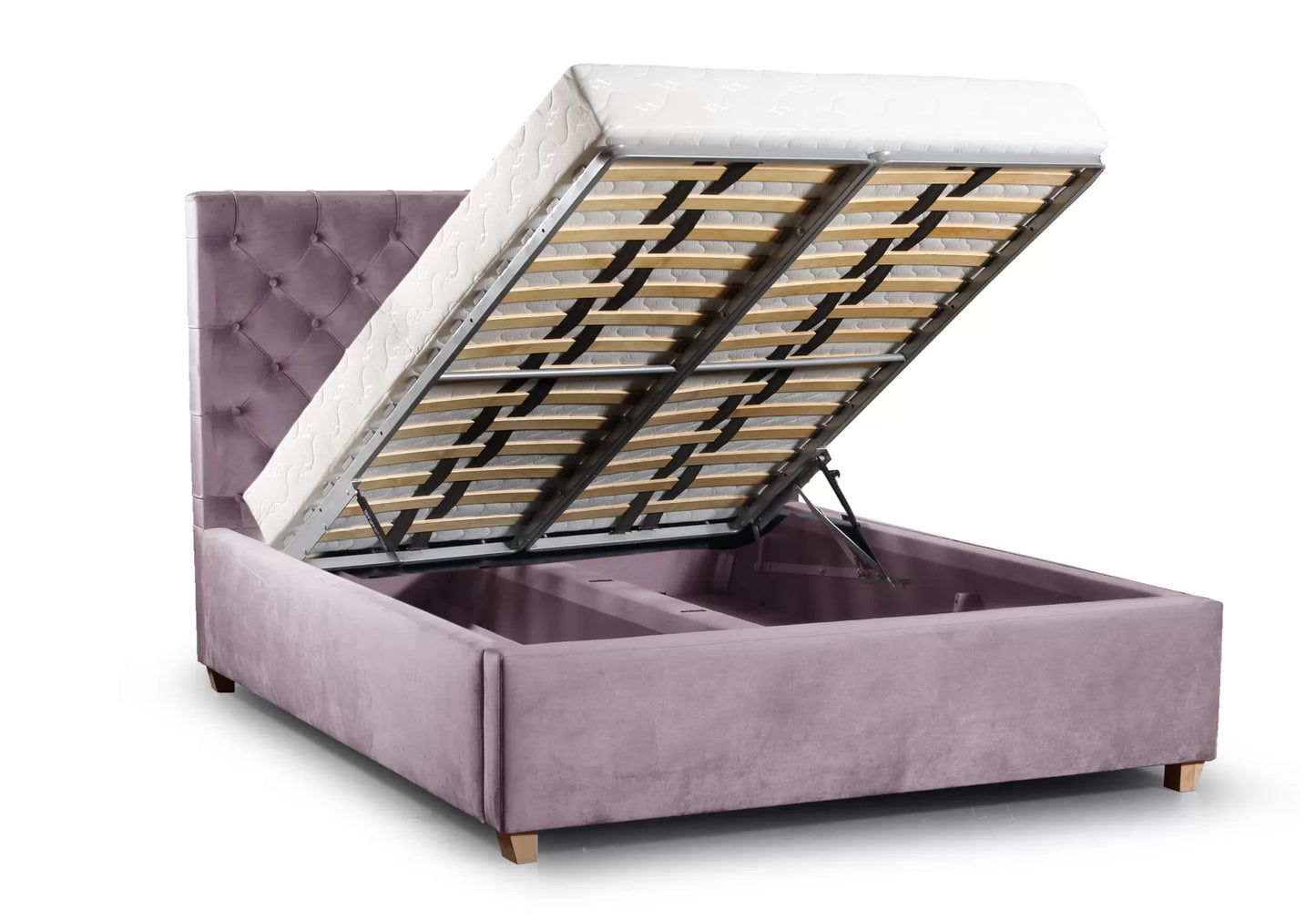 Upholstered Ottoman STORAGE  Bed