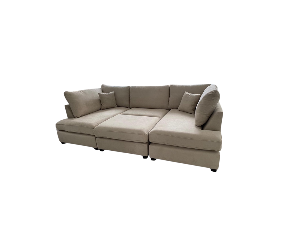 Cinema U Shape in Soft Plush Corner sofa
