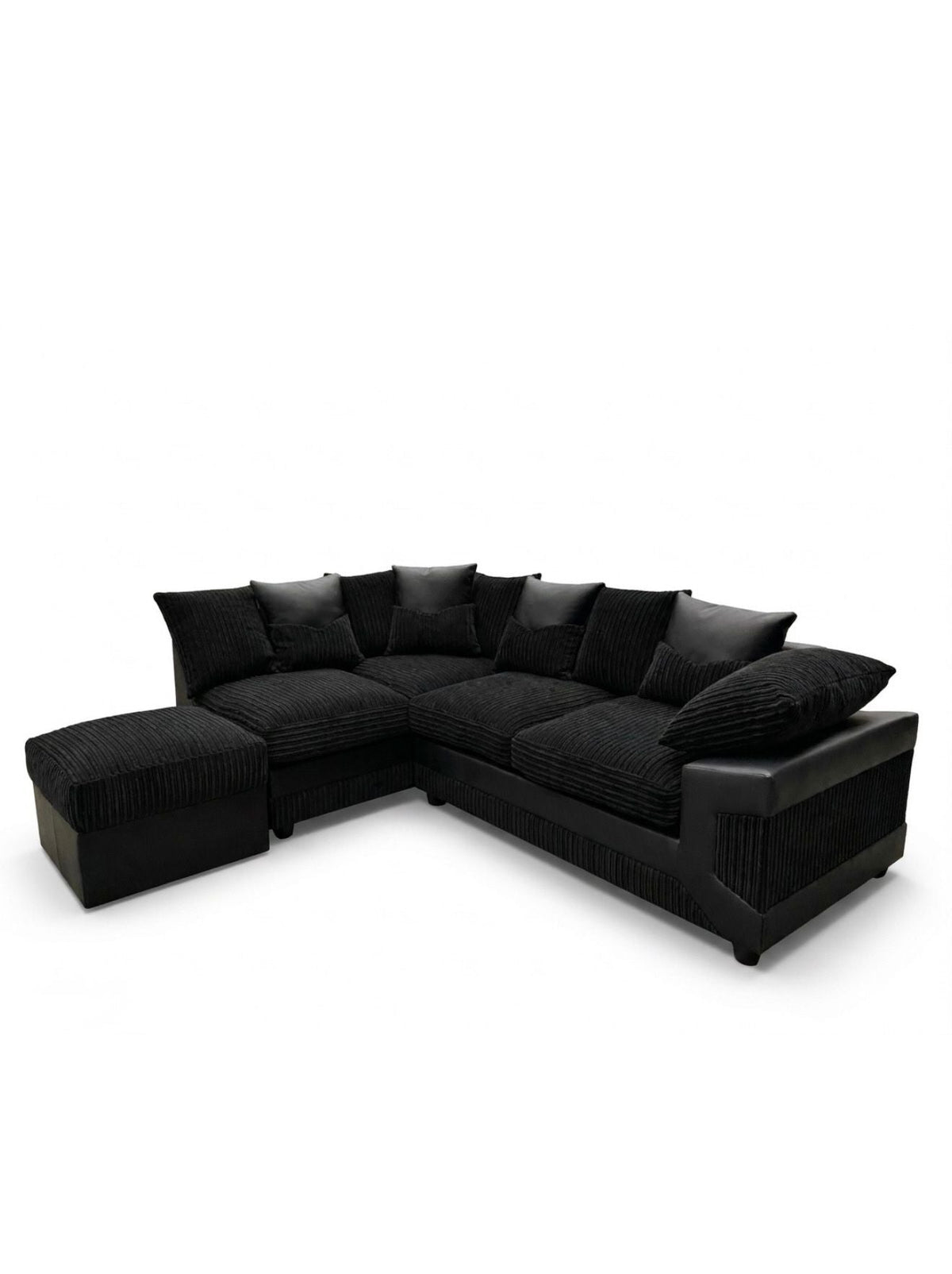 Dino Fabric L Shape Corner Sofa Foam Seating