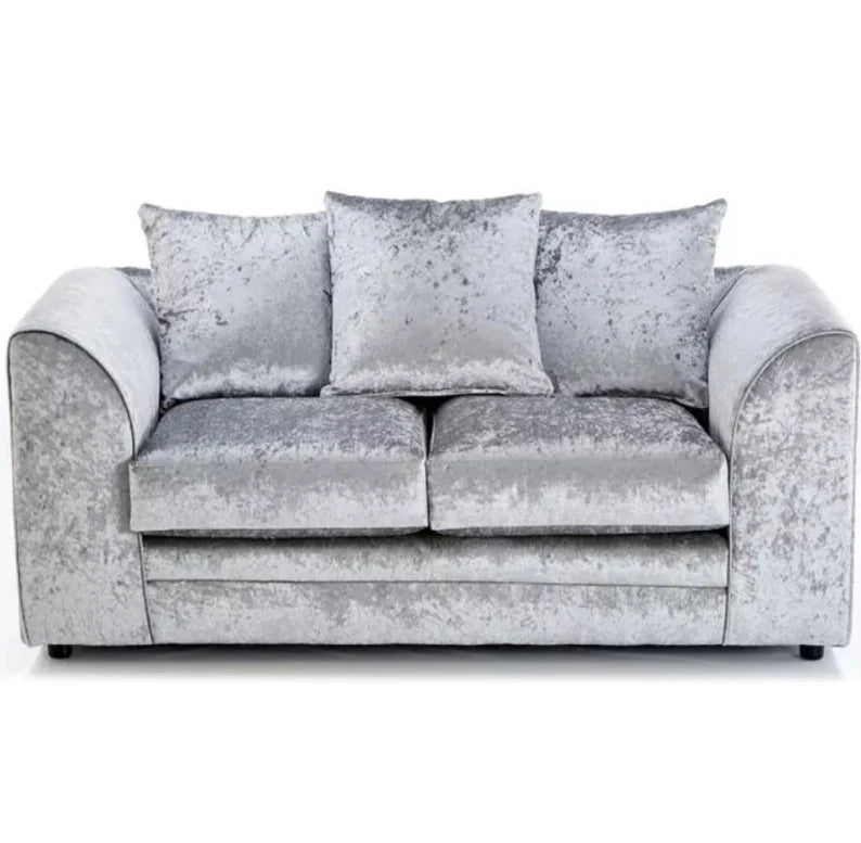 Crushed Velvet Sofa Suite Set | 3 & 2 Seaters