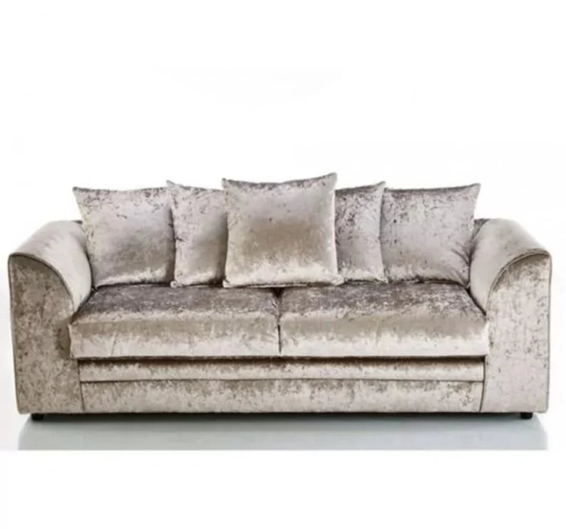 Crushed Velvet Sofa Suite Set | 3 & 2 Seaters