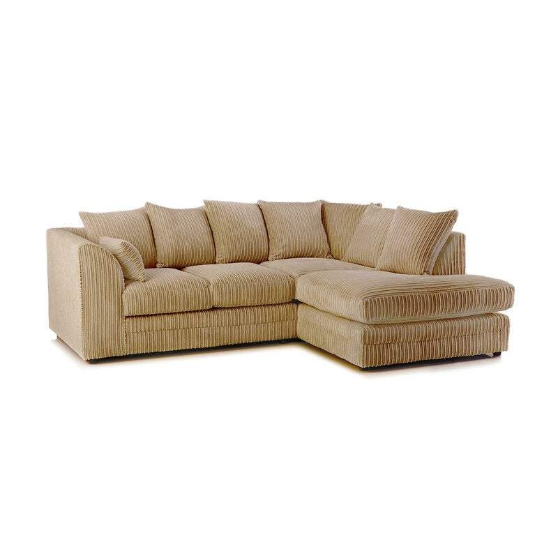 Hannah Jumbo Cord Corner Sofa | Corner Sofa UK
