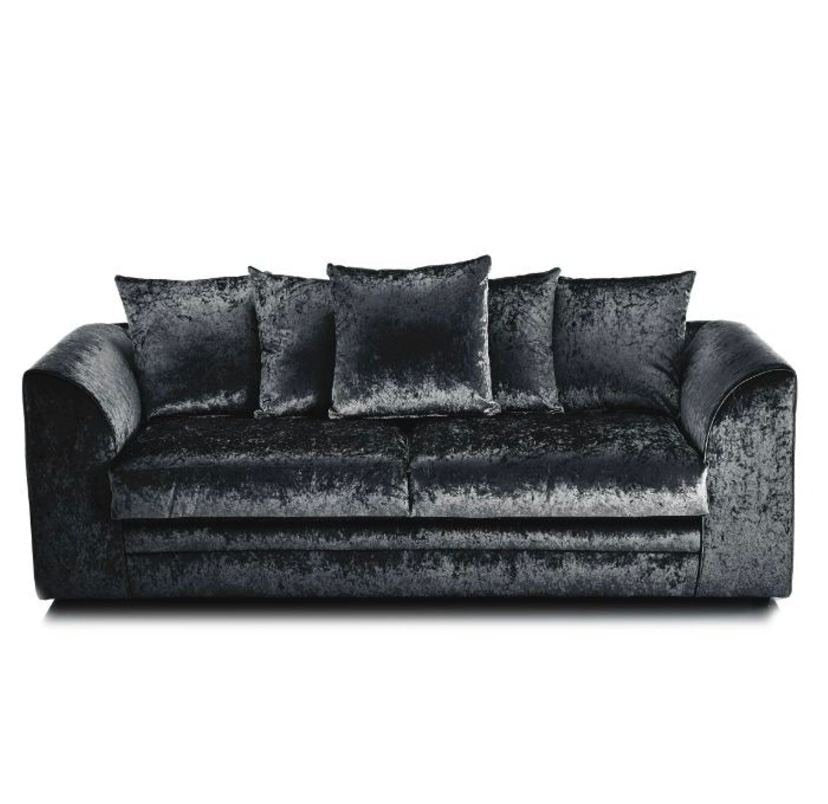 Chicago Crushed Velvet 3 & 2 Seater Sofa Set